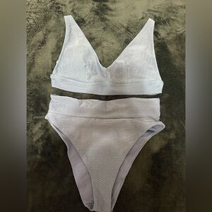 Aerie Navy Swimsuit set